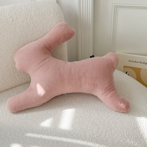 null Rabbit-Shaped Pillow.