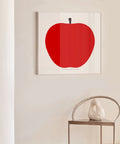 null Red Apple Wall Art.