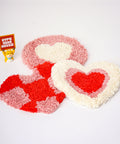null Vintage Tufted Heart Placemat.