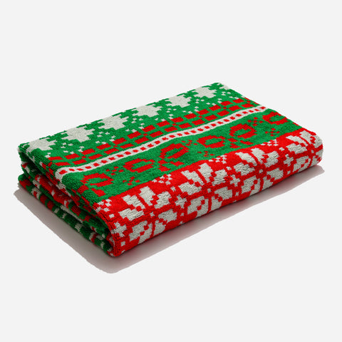 null Christmas Theme Towel.