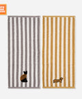 null Striped Dog & Cat Towel.