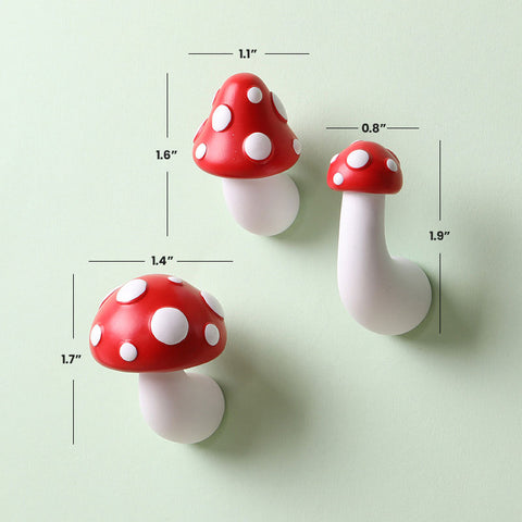 Red Mushroom Refrigerator Sticker - HYPEINDAHOUSE