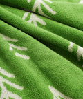 Fir Tree Patterned Green Bath Towel - HYPEINDAHOUSE