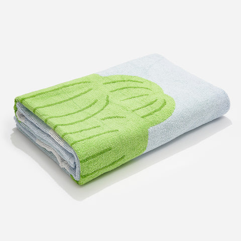 Scenic Illustration Bath Towel - HYPEINDAHOUSE