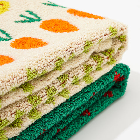 Vintage Vegetable Cotton Bath Towel - HYPEINDAHOUSE