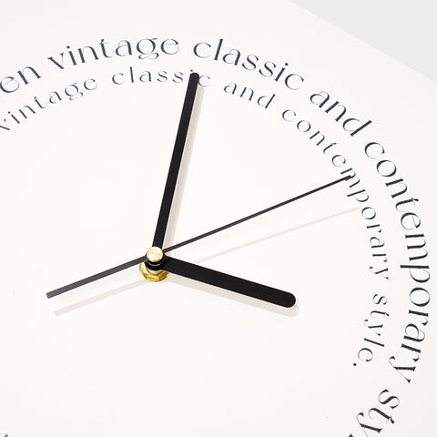 Vintage Alphabet Decorative Clock - HYPEINDAHOUSE