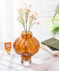 Lantern Shaped Clear Vase - HYPEINDAHOUSE