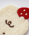 Handmade Pudding Cake Wool Felt Embroidered Coasters - HYPEINDAHOUSE