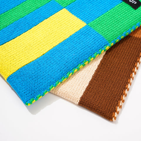 Two-color Knit Tissue Box - HYPEINDAHOUSE