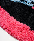Cut Black Pink Kitty Rug - HYPEINDAHOUSE