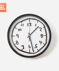 null Simple Painting Clock Wall Watch.