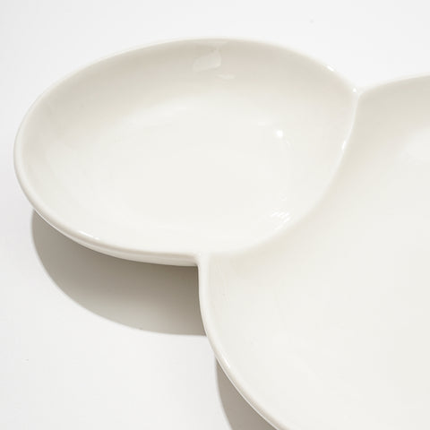 Cute Snowman Ceramic Plate