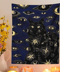 Psychedelic Aesthetic Cat Tapestry - HypeIndaHouse