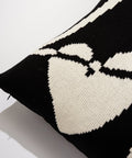 Black & White Heart Knit Pillow - HYPEINDAHOUSE