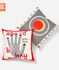 Bauhaus Aesthetic Throw Pillow Cover - HYPEINDAHOUSE