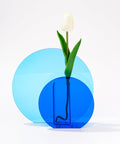 Blue & Green Acrylic Decor Vase - HYPEINDAHOUSE