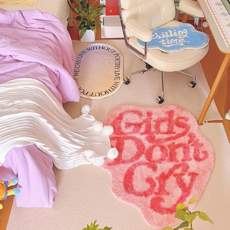 3 Colors | Girls Don't Cry Rug