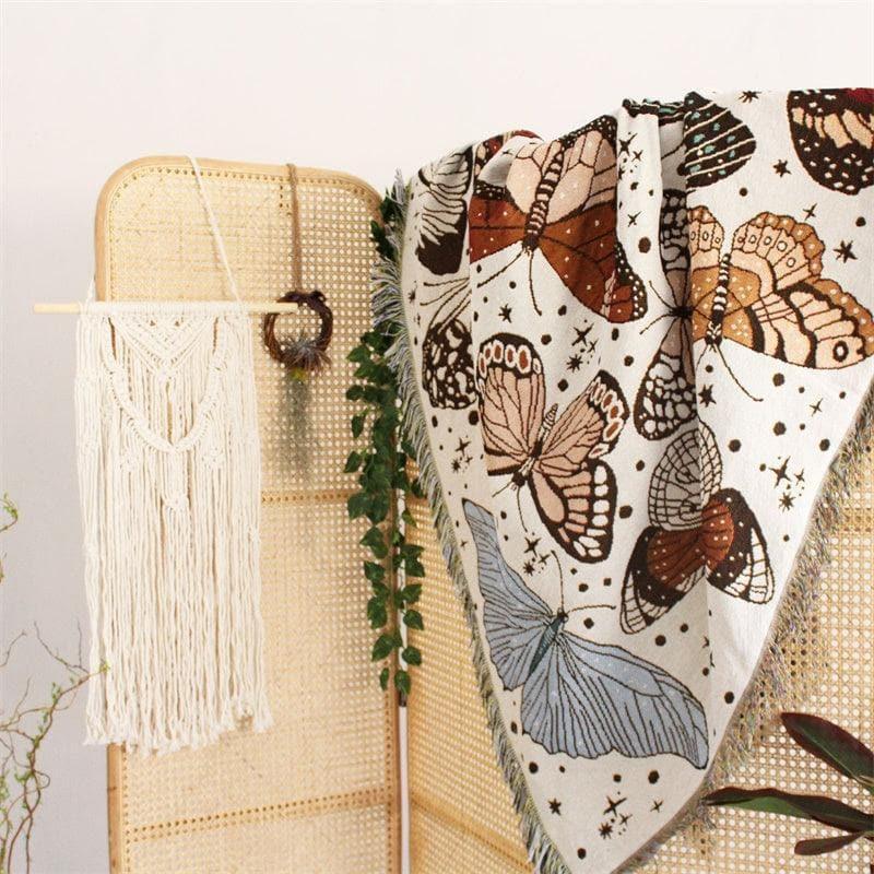 Butterfly discount woven blanket