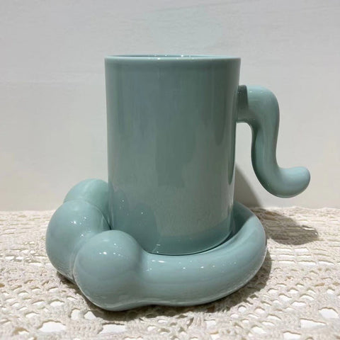 Cat Ceramic Mug - HYPEINDAHOUSE