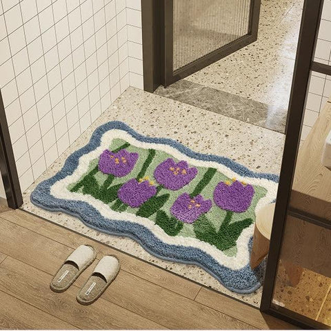 Cute Flower Bathmat Collection - HYPEINDAHOUSE