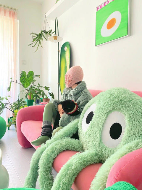 Giant Octoplush Pillows with Long Arms