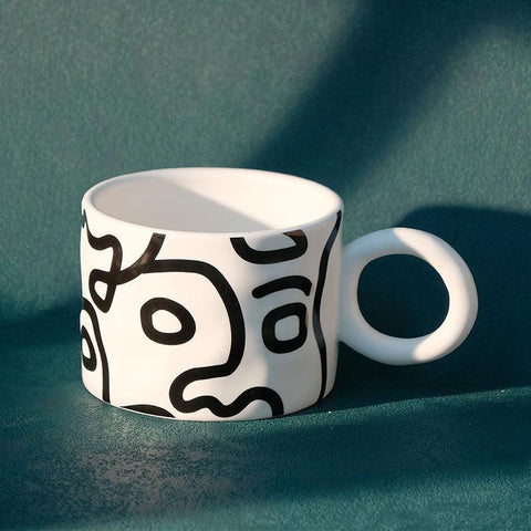 Minimalist Aesthetic Ceramic Cup