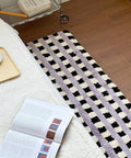 Mixed Color Checkerboard Rug - HYPEINDAHOUSE